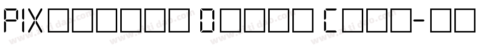 PIXymbols Digit Cloc字体转换